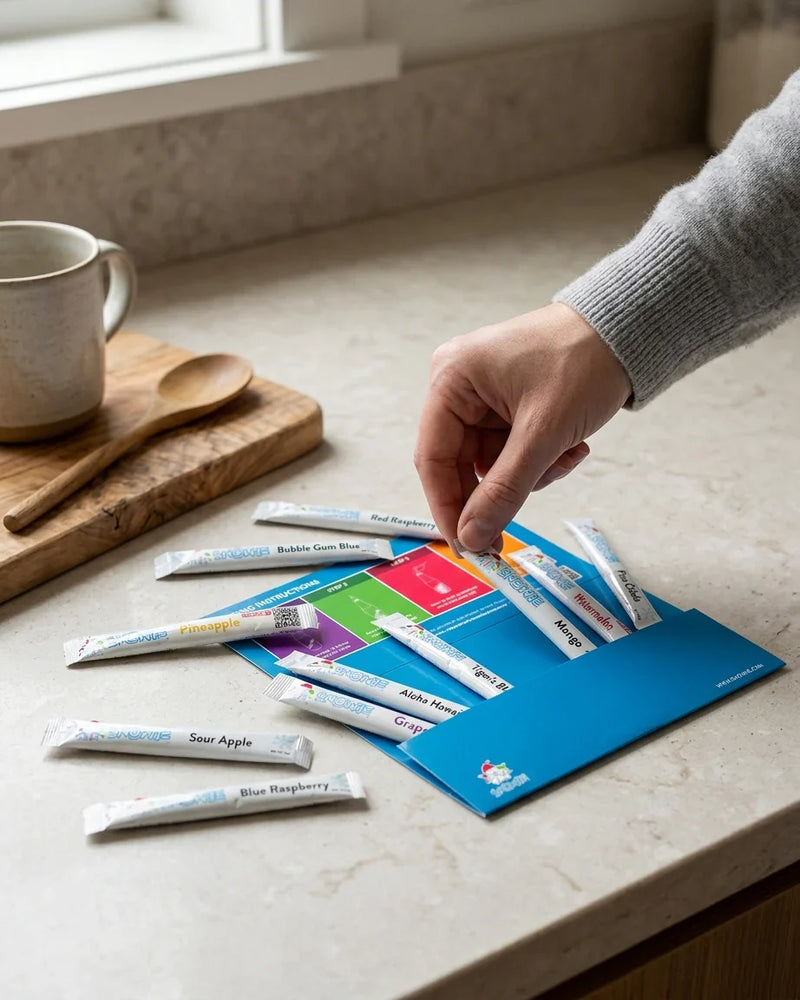 The Game-Changer for Your Pantry: Snowie Shaved Ice Flavoring Powder Sticks